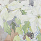 White Poinsettia Original Watercolor