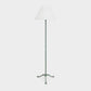 Green Iron Footed Floor Lamp