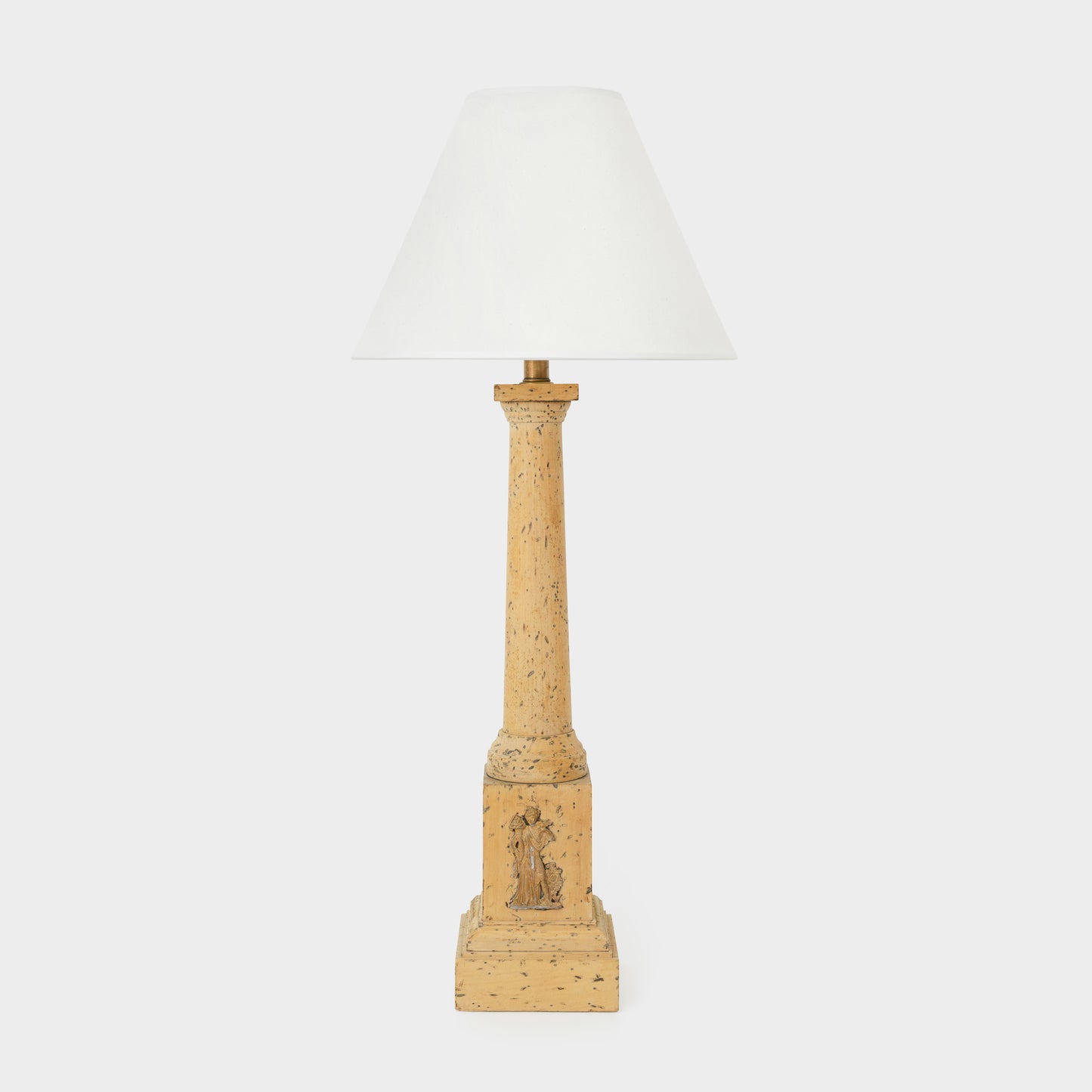 Wood Column Lamp