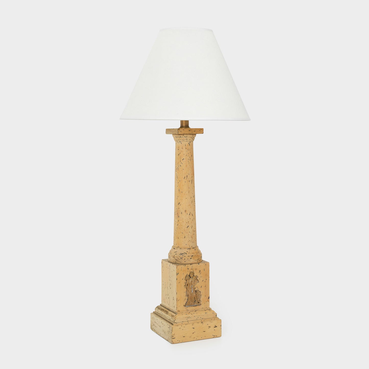 Wood Column Lamp