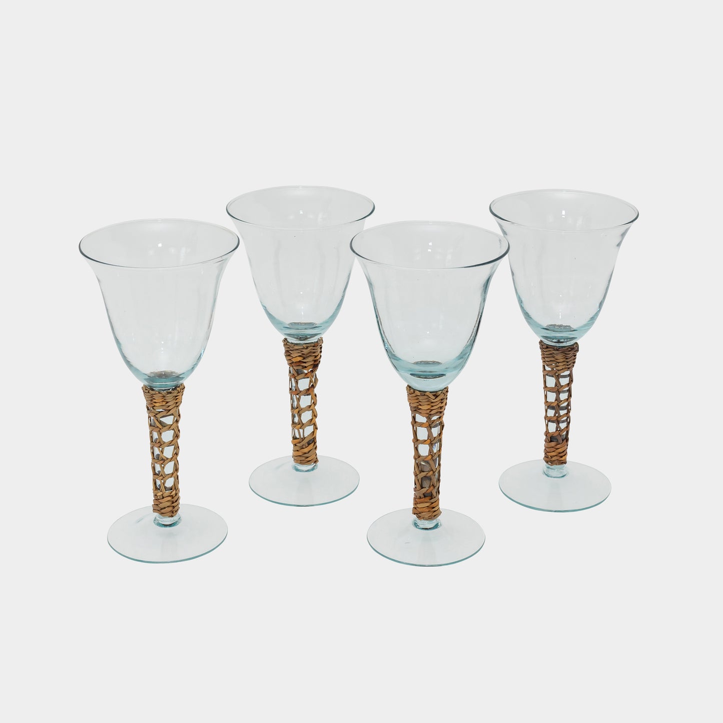 Rattan Stem Goblets