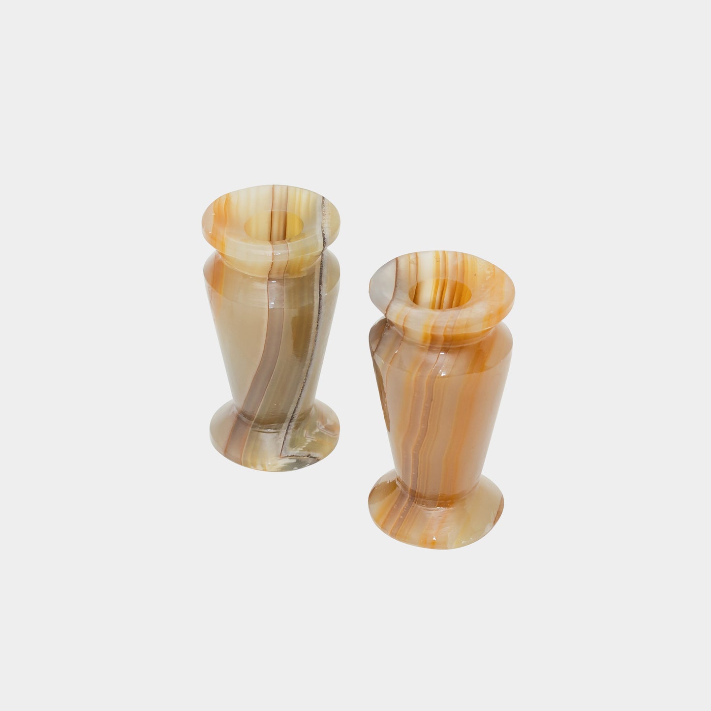 Onyx Candle Holders