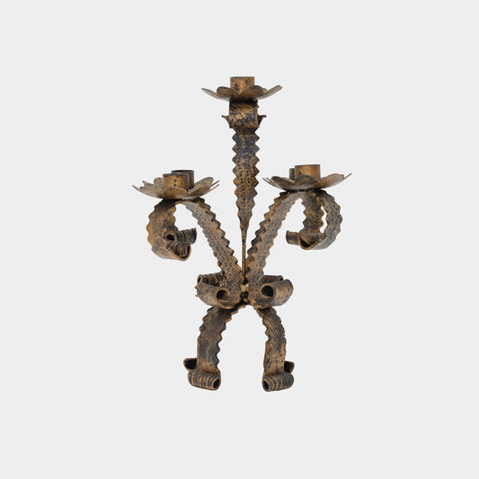 Spanish Brutalist Candelabra