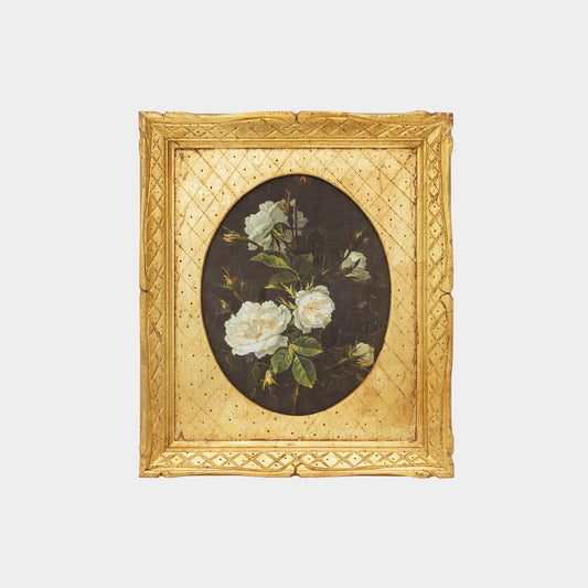 Gold Framed Vintage Floral Prints